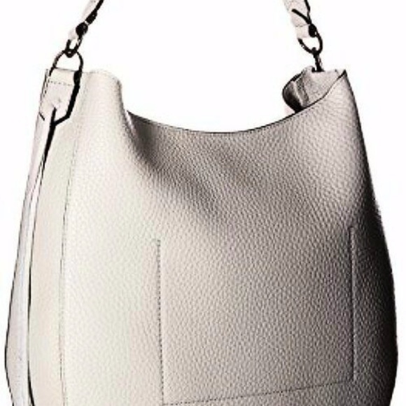 Unlined Convertible Whipstitch Putty Leather Hobo